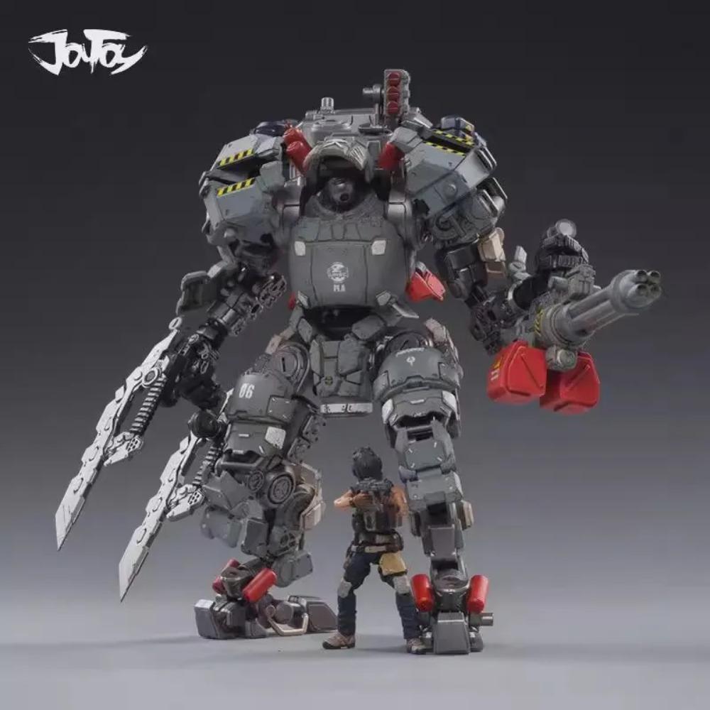 JOYTOY 1/25 Бог войны 86 Тиекви Двойной пилот Железный разрушитель Стальной костяной мех Рождественский подарок Хобби Экшн-фигурки Модель Игрушки