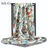 High-quality Luxurious Silk Scarves Headband Scarfs Neck Scarf For Women Chain Silk Scarf Women's Decorative Shawl