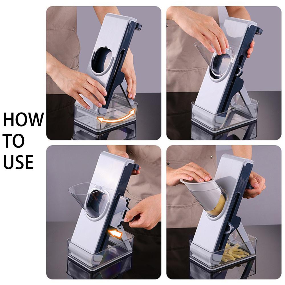 Многофункциональный ручной слайсер для овощей, измельчитель еды, измельчитель фруктов, картофеля, огурцов, моркови, мяса 3 в 1