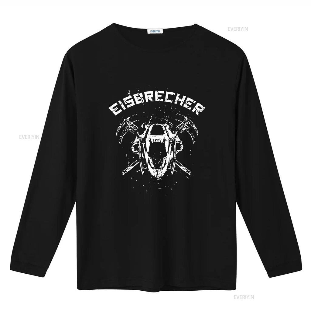 Eisbrecher Band Black Color Full Size T Shirt Adults BL vintage Washed Breathable Versatile Top For Everyday Wear Casual