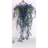 Artificial Rose Vine Wall Hanging Basket for Indoor Decoration