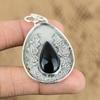 Распродажа ко Дню женщин Подвеска-капля из стерлингового серебра 925 пробы с камнем черный оникс на годовщину