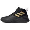 OwnTheGame Black Matte Gold Men Sneakers Core-Black FW4562