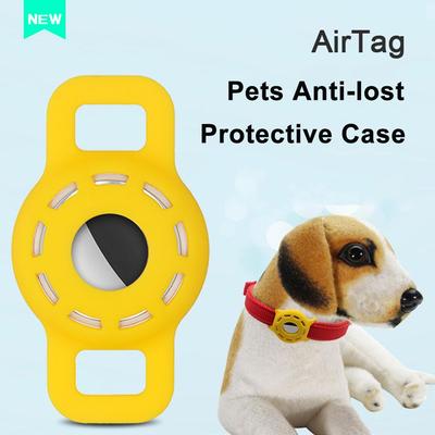 Полый защитный чехол Airtag держатель Air Tag силиконовый локатор для защиты от утери домашних животных ремешок для Apple Airtags аксессуары