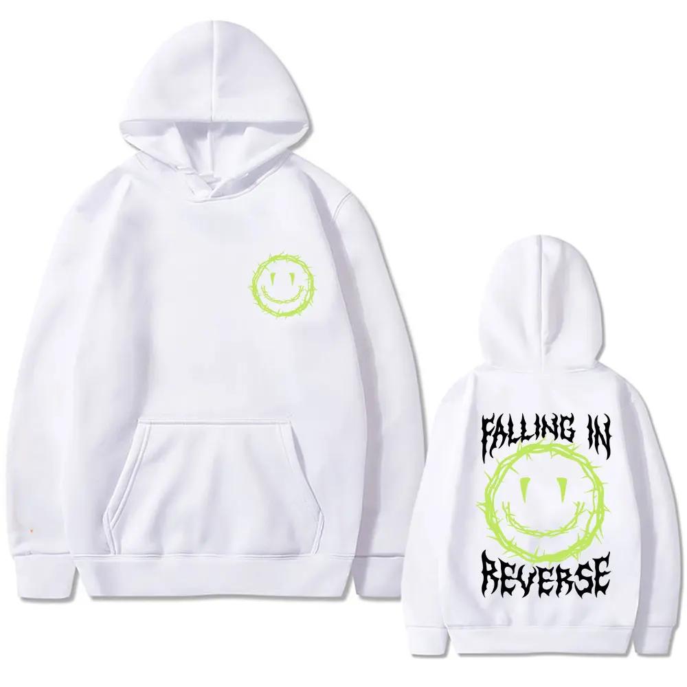 Rock Band Falling in Reverse Graphic Hoodie Men Women Clothing Fashion Casual Oversized Sweatshirt Male Hip Hop Vintage Pullover