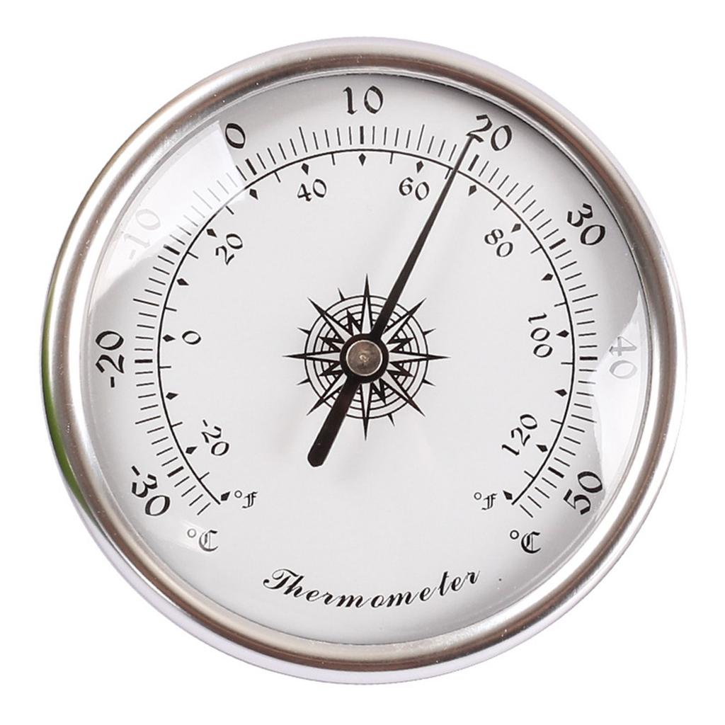 Household Round Barometer Temperature Monitor Humidity Meter Mechanical for Home Wall Room Incubator Tank Cabinet Cans
