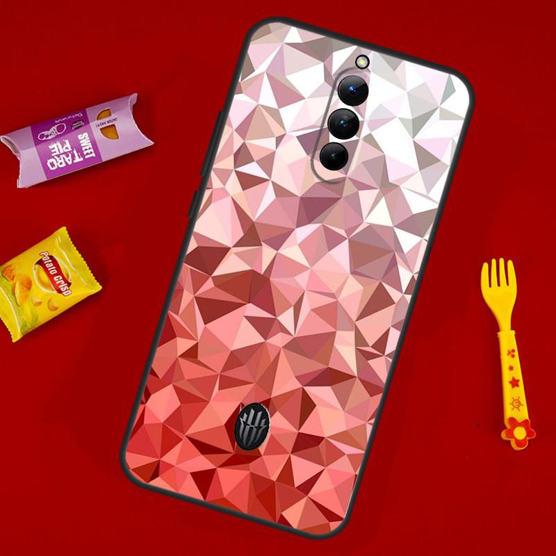 Геометрический абстрактный кристальный чехол для ZTE Nubia Red Magic 8S 9S 10S 8 9 10 11 Pro Plus 6 7 6S 7S Pro 6R 5G 10 Air