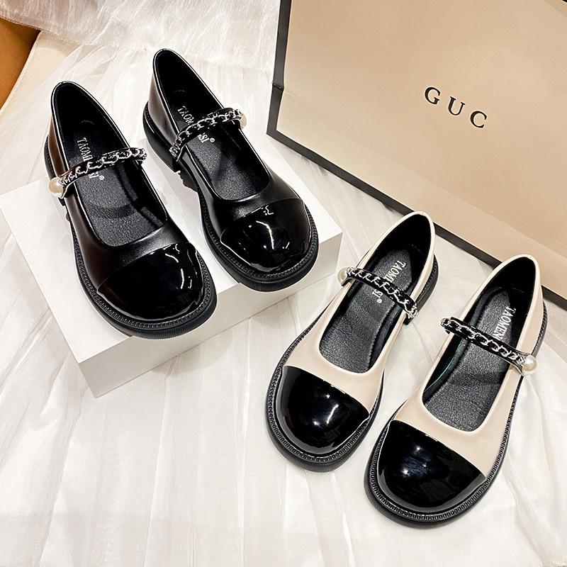 Женские туфли Мэри Джейн в винтажном стиле для девочек в стиле Лолиты в японском стиле для студентов колледжей в британском стиле, лакированные туфли из кожи Zapatos De Mujer