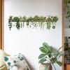 90x30 см наклейки на стену с зелеными растениями, водонепроницаемые, самоклеящиеся, из ПВХ, современная гостиная, детская спальня, растение в горшке, зелень, настенное художественное украшение, наклейка