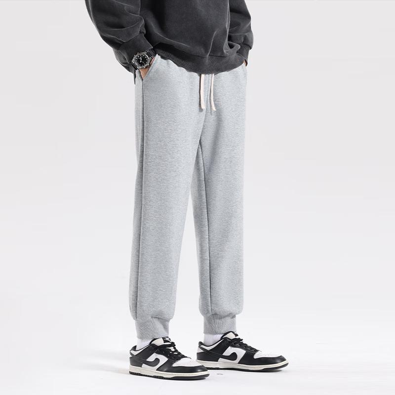 MINISO Мужские зауженные спортивные штаны на флисовой подкладке из альпаки