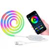 Led Neon Rope Lights App/Remote,Flexible IP68 Outdoor RGB Light Waterproof,Music Sync Gaming Strip Lamp for Bedroom Indoor