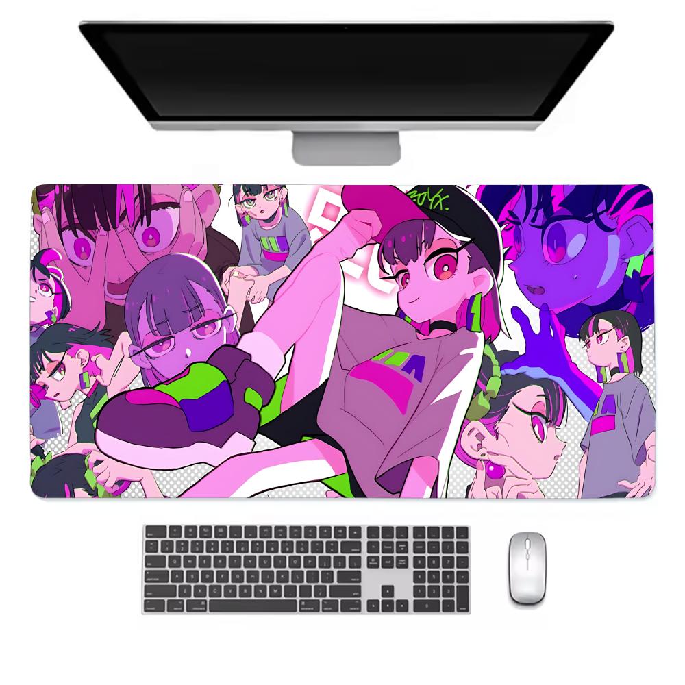 Zutomayo darken Mouse Pad Tapetes de Mesa Teclado Borracha Kawai Tapete de Mesa Antiderrapante XXLxcm