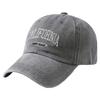 Unisex Embroidered Baseball Cap "California West Coast" Lettering Duckbill Cap  for Women & Men