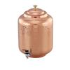 5 Litre Hammered Copper Water Dispenser (Matka/Pot) Container Pot with Pure Copper and Ayurvedic Health Benefits (5000 Ml)