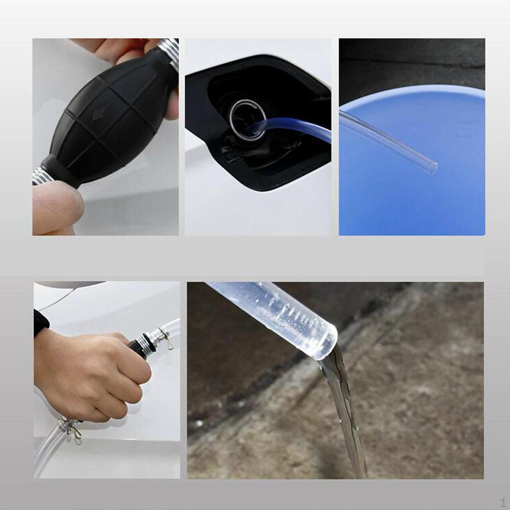 Газовый сифонный насос Маслоотделитель Практичный износостойкий Простой в использовании Ручной перекачиватель топлива для автомобиля