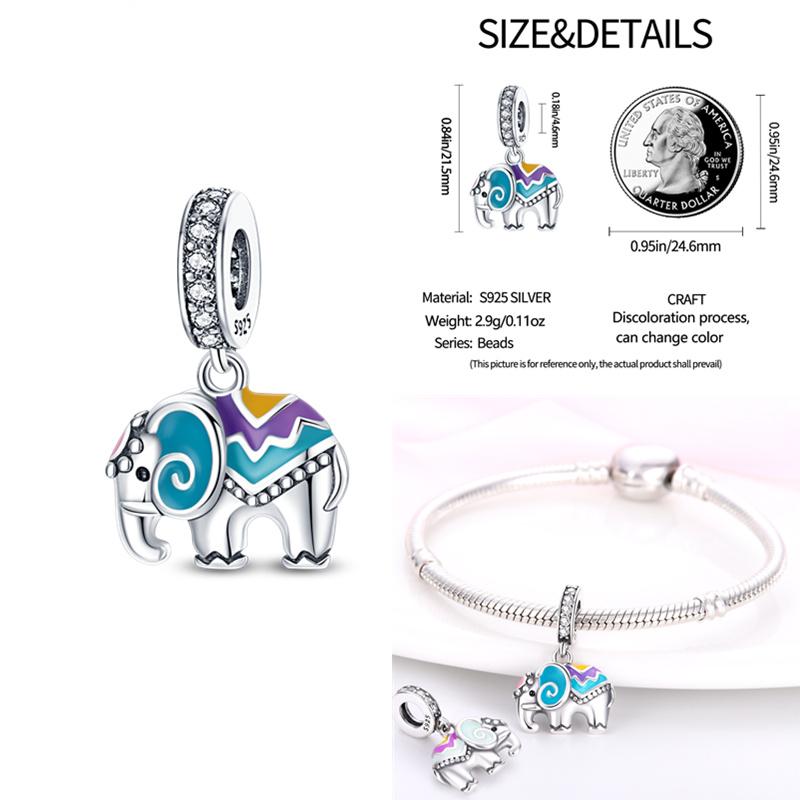 Charms Fit Diy Original Bracelet Real S925 Sterling Silver Beads Luminou Pendants Firefly Ocean Series Dangle Fine Jewelry