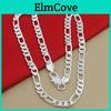 Fashion Classic Men And 1pc Women Necklace Silver Necklace Sweater Chain Unisex Necklace