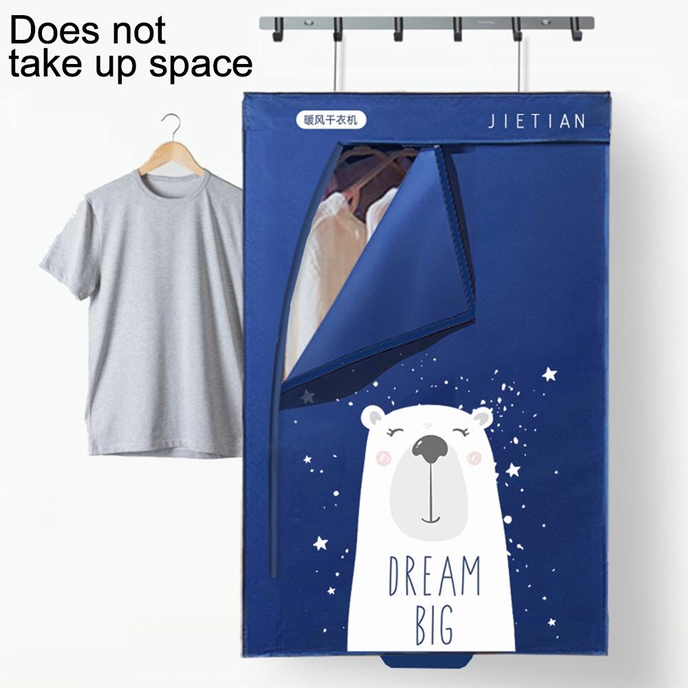 1000 Вт Портативная Электрическая Сушилка для Одежды Складной Шкаф Сушилка Тепловая Машина 220 В/50 Гц