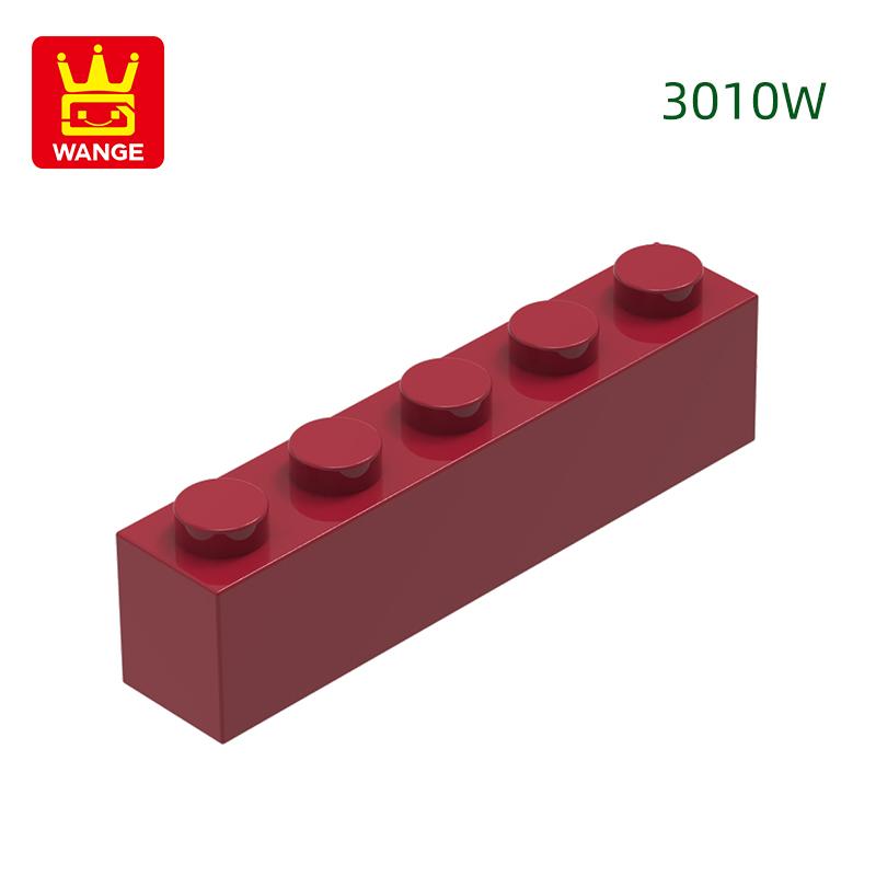 52 шт./лот Толстые Кирпичики 1x5 Точек Блок Moc Цветные Аксессуары Совместимые с 3010W Кирпичик DIY Детская Игрушка Деталь для Сборки