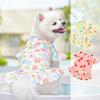 Cherry/Flower Printed Dog Dress Summer Pet Princess Skirt for Small Medium Girl Dogs Cats Cute Pet Apparel for Birthday Party