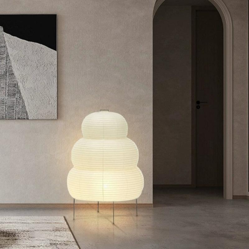 Tripod Floor Lamp Bedroom Bedside Living Dining Room Study Loft Decor Desk Light White Rice Paper Table Lamp