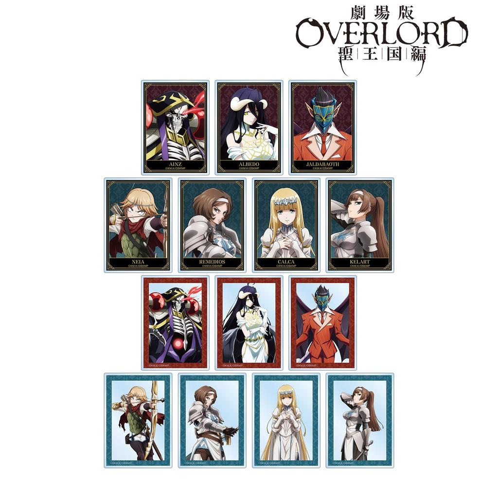 Оверлорд Фильм: Священное Королевство Арка Коллекционные Акриловые Карточки Коробка из 14 штук