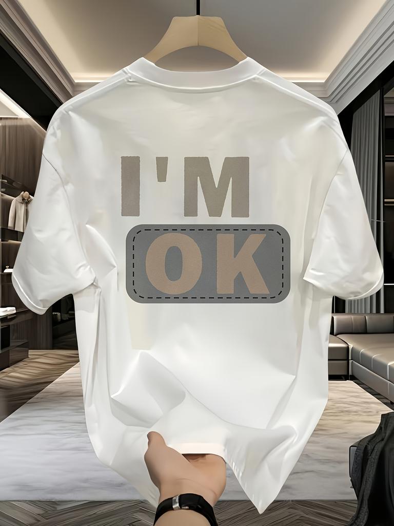 Men's T-Shirts Made of 100% Cotton Have a Special Cool Feeling for Summer and  Easily Styled In a Casual and Fashionable Way