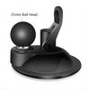 1 Inch Ball Mount Twist Lock Suction Cup Base Window Mount 360 Degree Rotation for Double Socket Arm Action Camera Accessories
