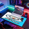 Custom Name Personalized Manchester City FC Pattern Mousepad, Laptop PC Desk Mat, Decorative Desk Mat for Home Keyboard Pad Gift