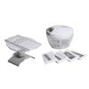 Pearl Metal Simplice Chopper Set White & Grater/Slicer/Julienne C-1065