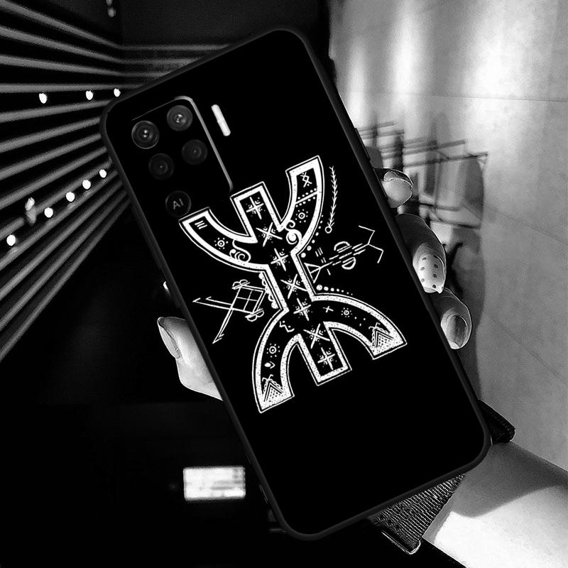 Амазигский Символ Берберская Академия Чехол Для OPPO A96 A76 A16 A94 A74 A54 A53 A57 S A15 A52 A72 A93 A5 A9 A31 A17 A77 A78 Чехол