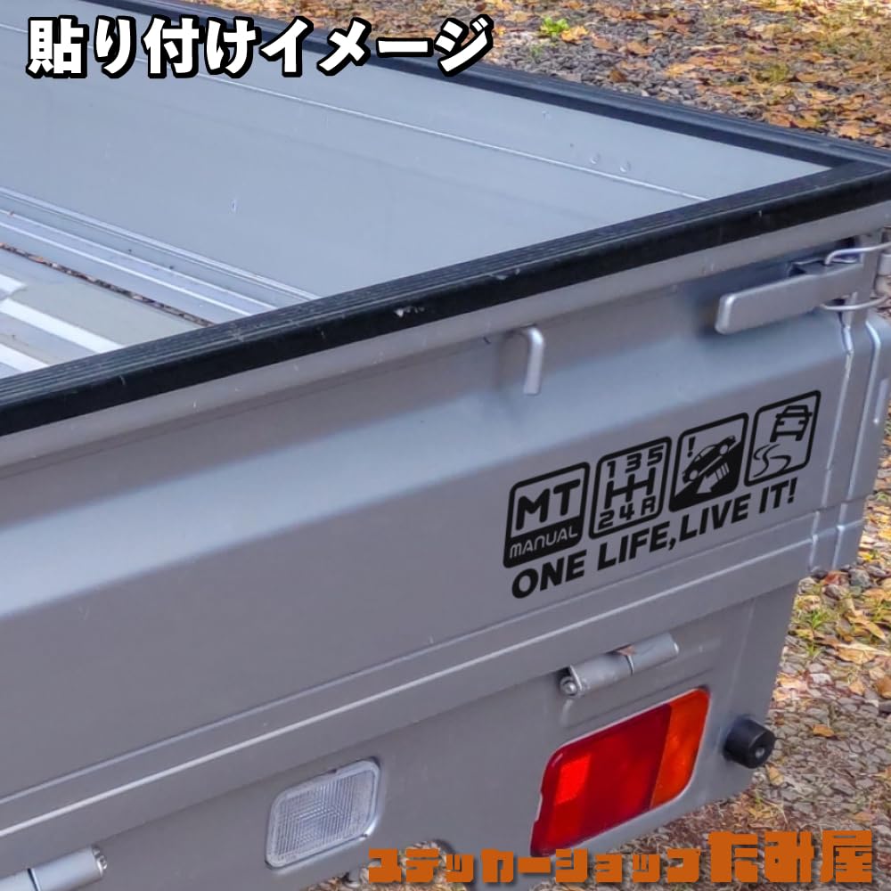 [Тамия] Жизнь одна, проживи ее! Автомобильный стикер-наклейка 'Осторожно', 3,0 x 8,5 дюймов