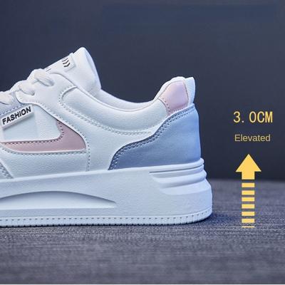 Женская обувь для ходьбы на открытом воздухе весна-осень корейская версия повседневные женские кроссовки студенческие кроссовки толстая подошва обувь для доски