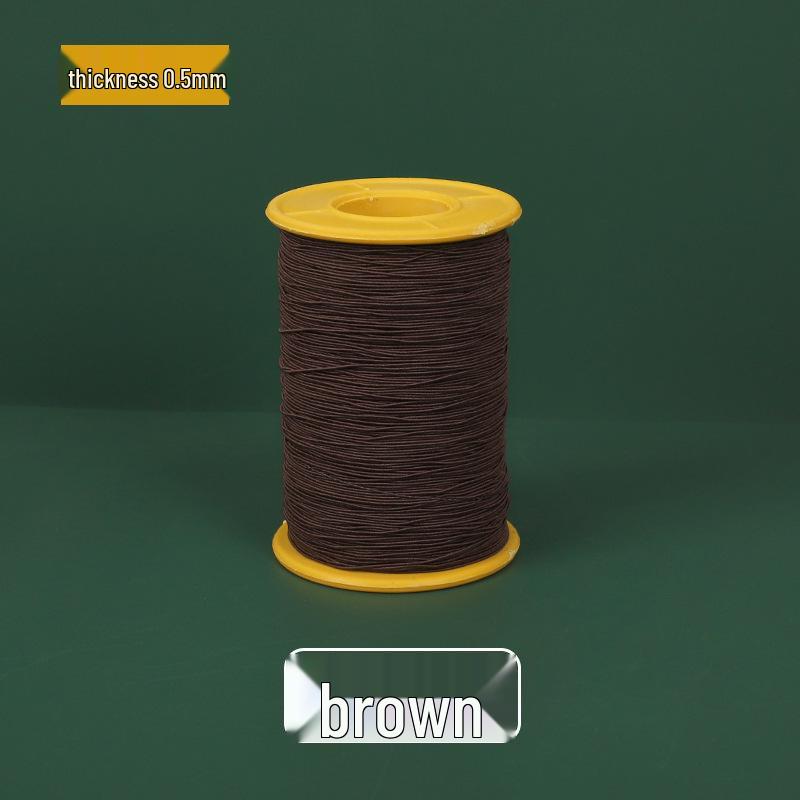 0.5mm High-Elastic Colored Sewing Thread - Super Fine, Durable, Round Cord for Clothing and Crafts