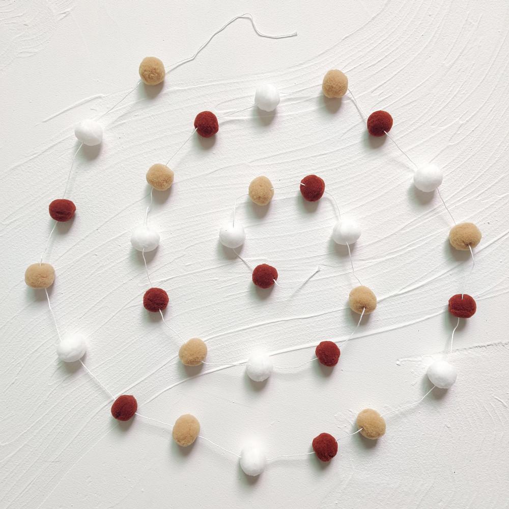 DIY цвет макарон из фетра, веревка, детская комната, палатка, декор, помпон, шар для волос, подвесной кулон, украшение, декор на день рождения