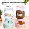3.8L Automatic Pet Feeder Plastic Cat Water Fountain Large Capacity Pet Food Feeder Bowl Water Dispenser for Dogs Cats