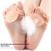 1 Pair 5 Hole Toe Separator, Thickened Elastic Forefoot Cushion Pad for Overlapping Toes, Breathable Bunion Corrector for Women