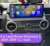 12,3-дюймовый 8+256 Carplay Android Auto для Land Rover Discovery 3 2004-2009 Автомобильный радиоприемник GPS-навигатор Мультимедиа Видеоплеер 2 DIN