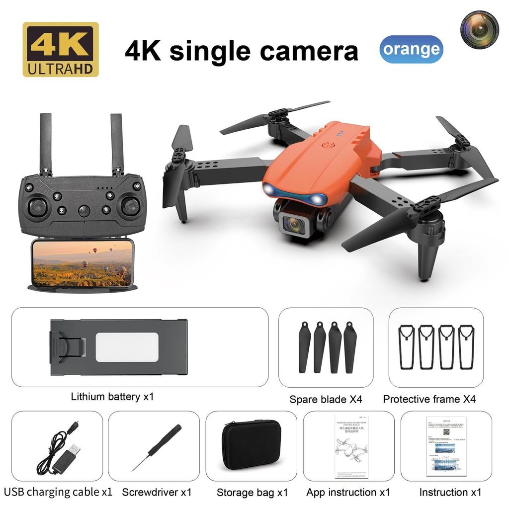 Мини-дрон 4K HD Двойная камера Wifi FPV Умный селфи RC БПЛА Складной квадрокоптер Обход препятствий