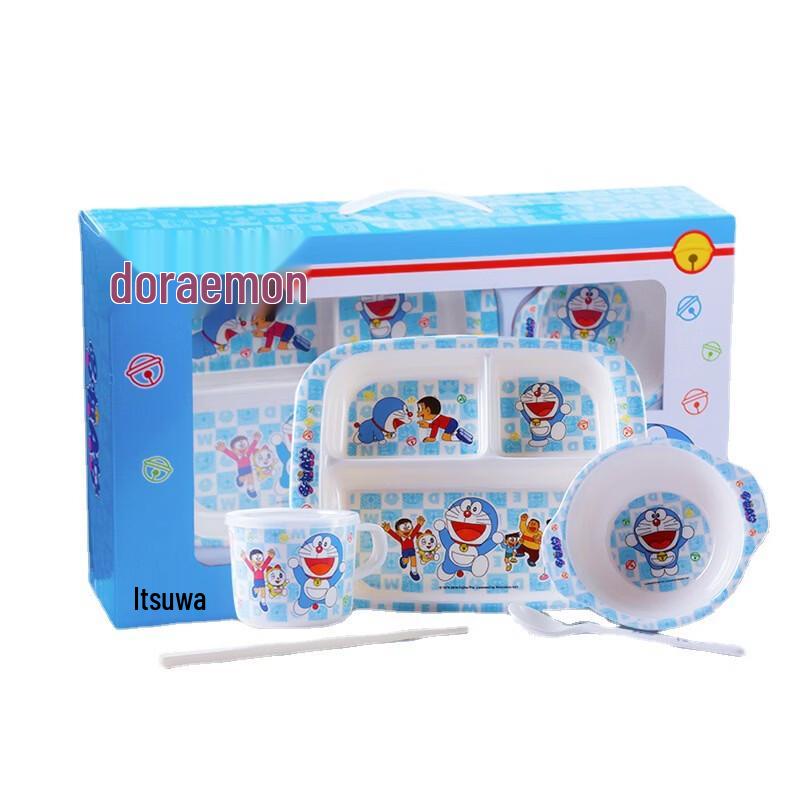 WUHE Набор посуды Hello Kitty для детей, 5 предметов, подарочный