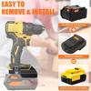 Совместим с аккумуляторным электроинструментом Dewalt 18V/20V. Подключается к литий-ионным аккумуляторам Ridgid/AEG 18V Hyper. Адаптер аккумулятора AR20DL