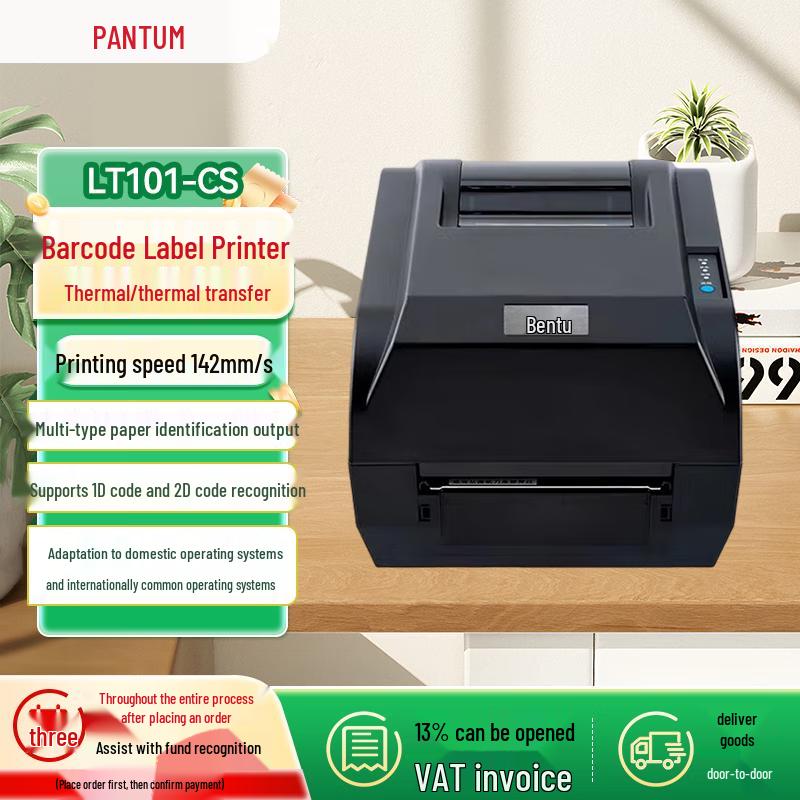 Pantum LT101-CS Коммерческий двухрежимный принтер этикеток CN вилка (адаптер в комплекте)
