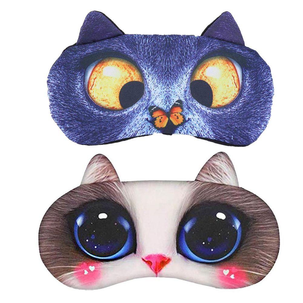 Hot Fashion Cartoon Animal Blindfold Sleeping Aid Shade Cover 3D Sleeping Eyepatch Nap Eye Mask