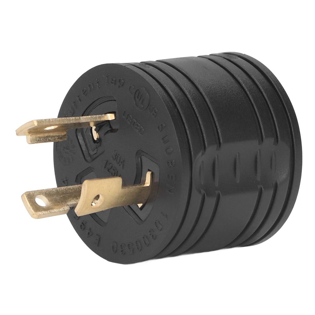 TT to RV Plug Промышленный генератор Адаптер-преобразователь Вилка Латунные Контакты Стандарт США 125 В 30 А