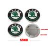 4pcs Set 55/65mm Car Original Wheel Center Hub Caps for Skoda Roomster Octavia Rapid Fabia Yeti Superb RS Scala VII Karop Kamiq ulsh63