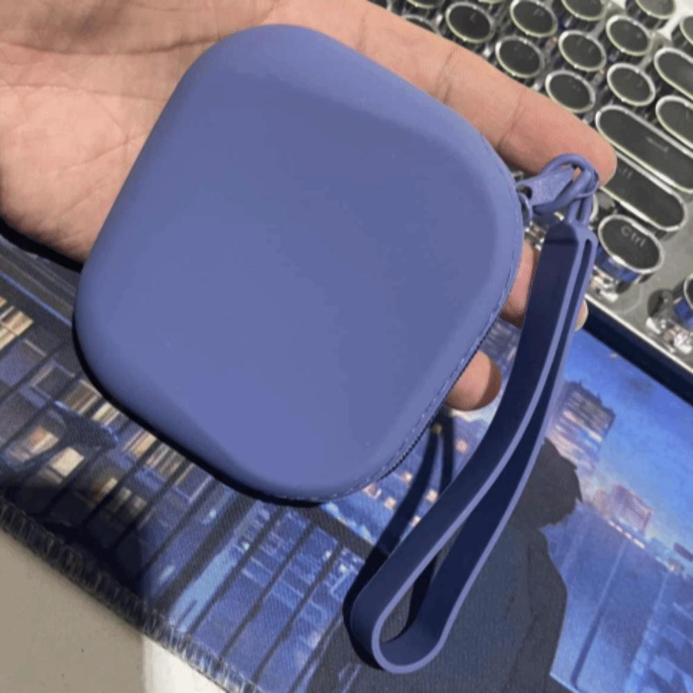 Morandi Color Silicone Coin Purse Square Lipstick Pouch Portable Mini Storage Bag Travel