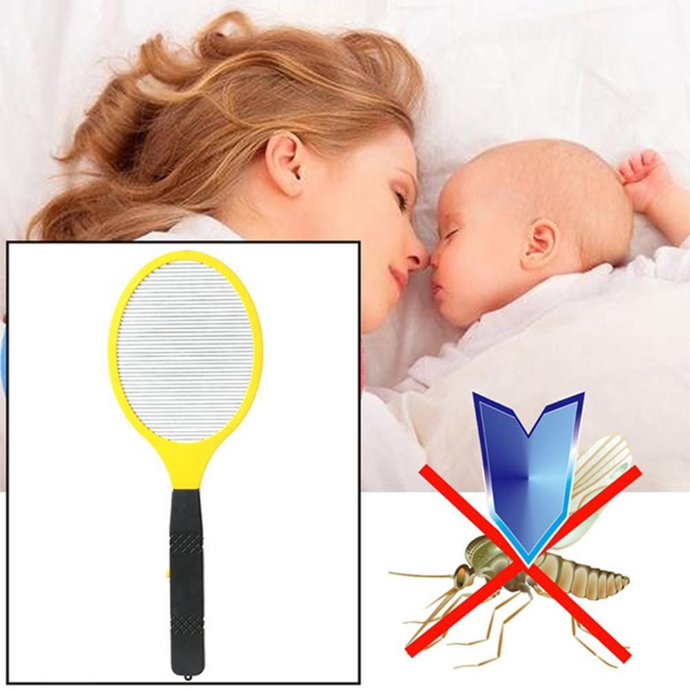 Insects Mosquito Killer 1 Pieces Bug Zapper Mosquito Cordless Battery Power Fly Zapper Stun Swatter Useful Electric Racket