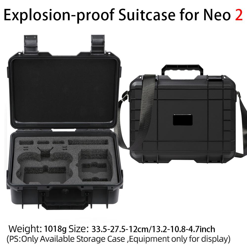 Explosion-proof Bag for DJI Neo 2 Accessories HardCase SuitcaseBag Carrying Box Anti-Shock Cover for DJI Neo 2 Drone Accessories