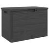 VidaXL Outdoor Cushion Box Anthracite 77,5x44,5x53 Cm PP, Cushion Container, Garden Cushion Box, Box, 366602