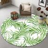 Cute Animal Print Pattern Round Floor Mat Home Bedroom Living Room Decorative Floor Mat Doormat